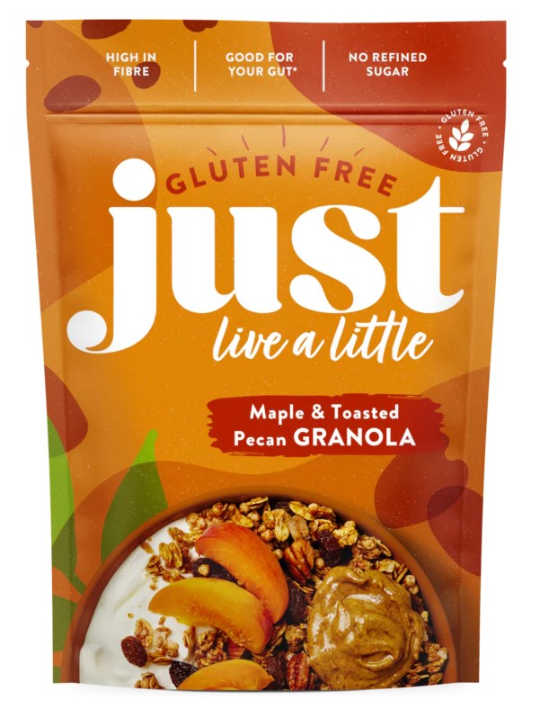JUST LIVE A LITTLE GF MAPLE & PECAN GRANOLA