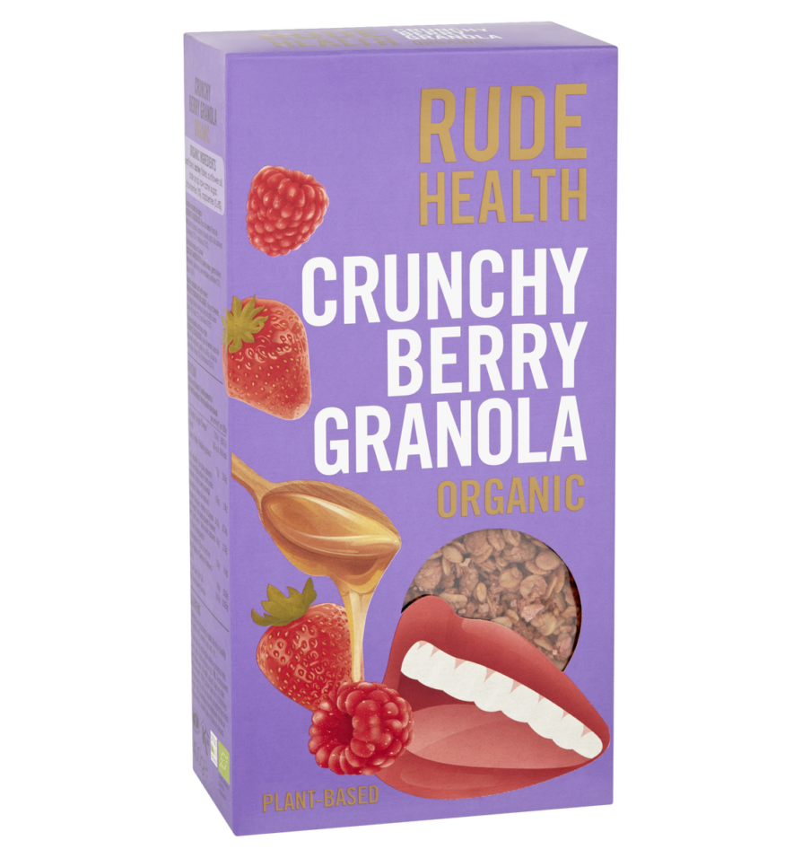 RUDE HEALTH CRUNCHY BERRY GRANOLA 400G