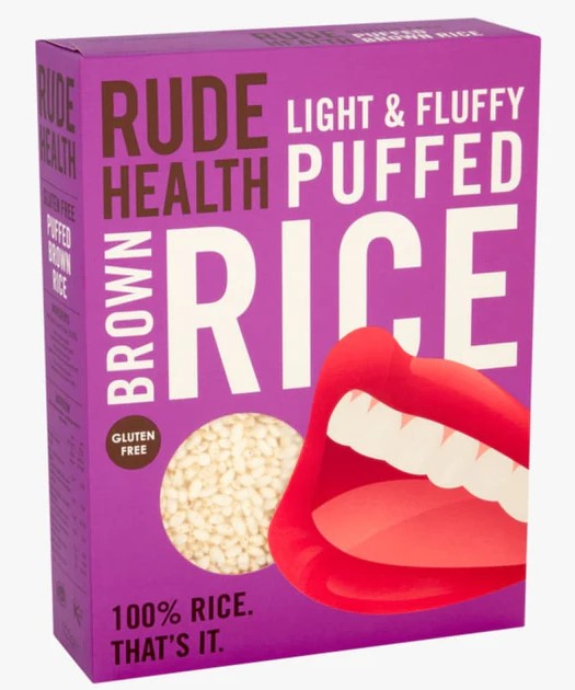 Rude Health GLUTEN FREE CEREALS Puffed Rice 225g