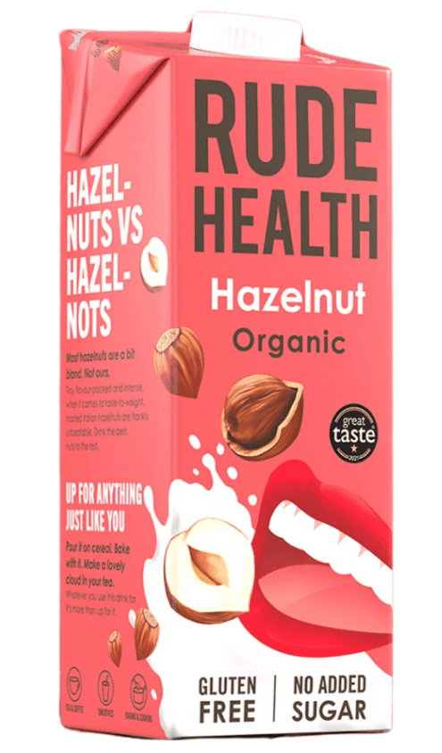 Rude Health ORGANIC  Hazelnut Drink 1L