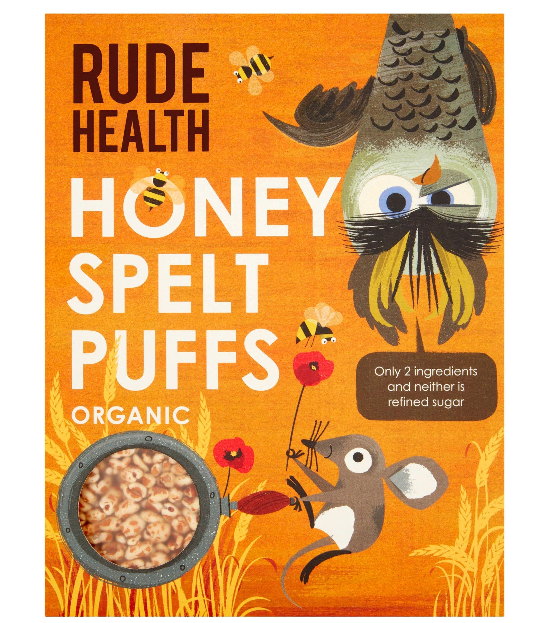 Rude Health KIDS RANGE CEREALS Honey Spelt Puffs (Organic) 175g