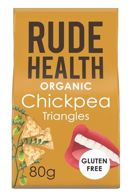 RUDE HEALTH Organic Chickpea Triangles