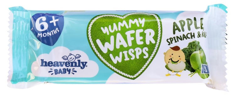 Heavenly Tasty - Wafer Wisps Apple & Spinach