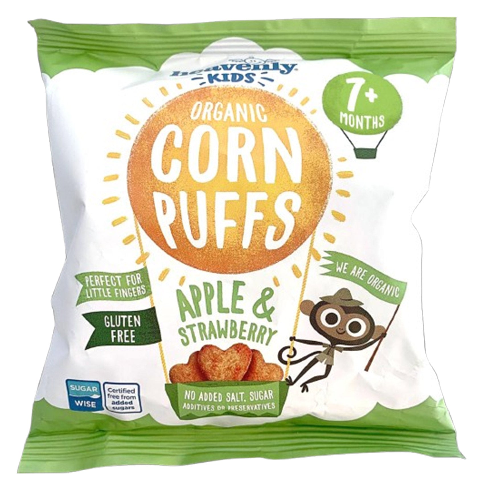 Heavenly Tasty - Corn Puffs Apple and Strawberry