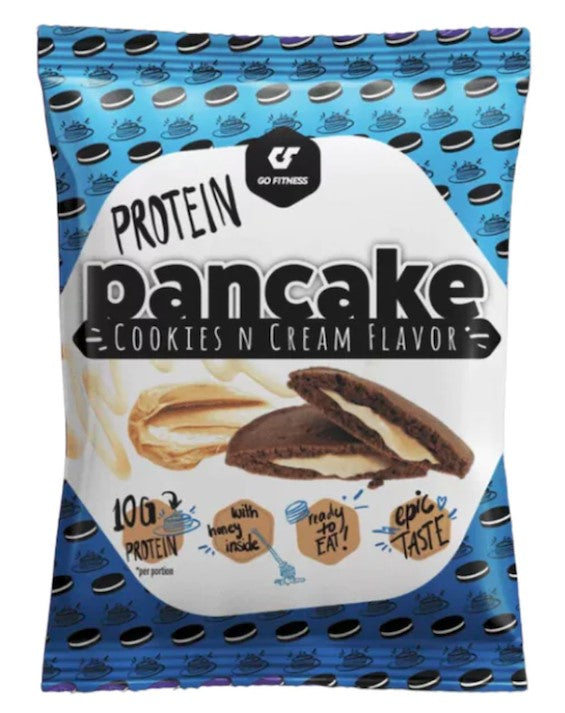 GO FITNESS PROTEIN PANCAKE COOKIES AND CREAM 50G