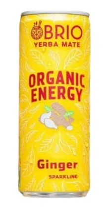 Brio Mate Organic Energy Drink Ginger Spicy 250ml